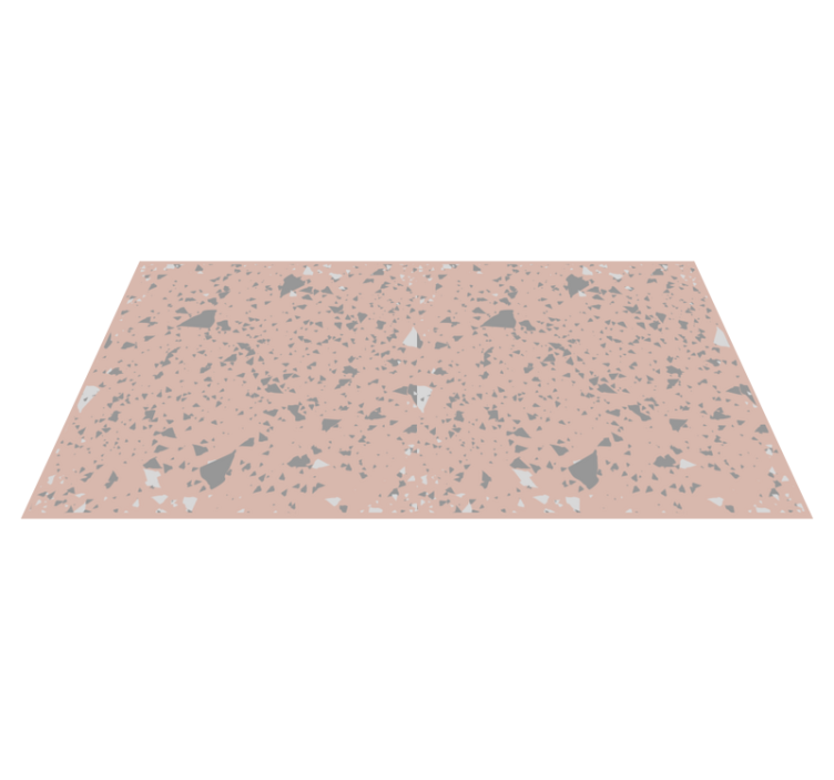 Vinyl Teppich Marmor rosa terrazzo-spritzer - TenStickers