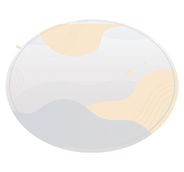 Vinyl Teppich minimalistisch sanfte wellenmotive - TenStickers