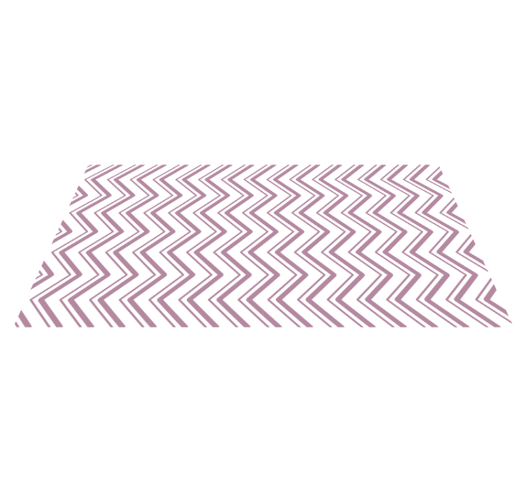 Vinyl Teppich geometrisch chevron-zickzack-konzept - TenStickers