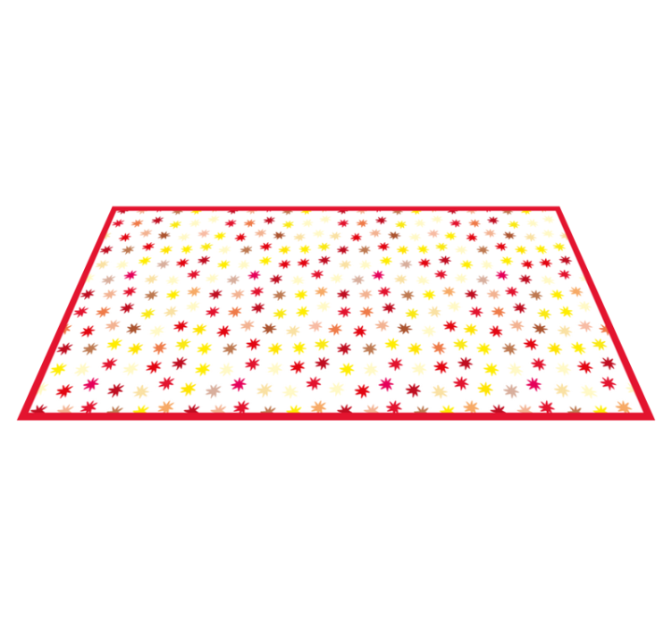 Vinylteppich kindlich lebendiges sternenmotiv - TenStickers