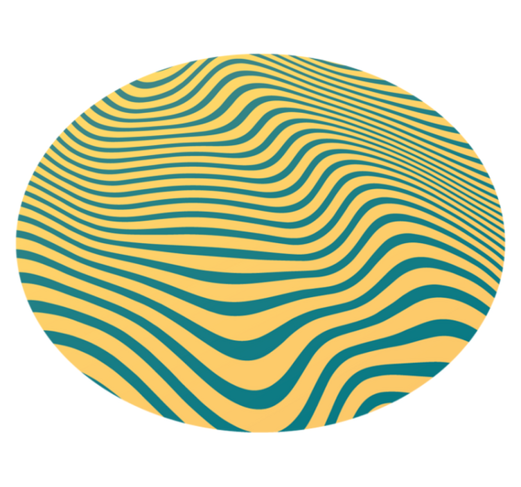 Vinylteppich Vintage Verdrehte Streifen - TenStickers