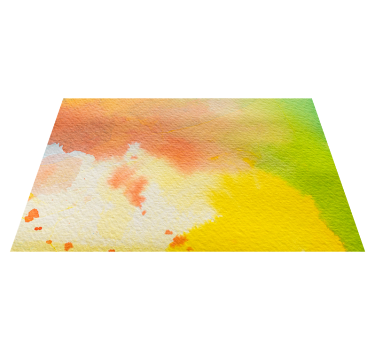 Vinylteppich modern Bunter aquarell-effekt-hintergrund - TenStickers