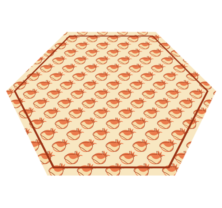 Vinyl Teppich Küche bezaubernde vogelmuster - TenStickers