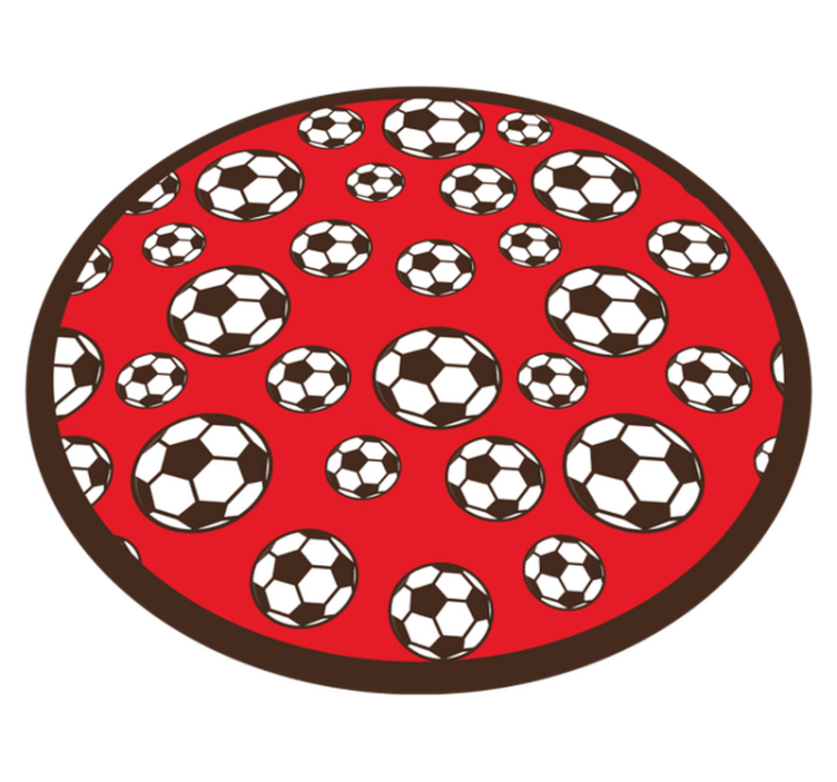 Vinyl Teppich Spiele fußballmotiv - TenStickers