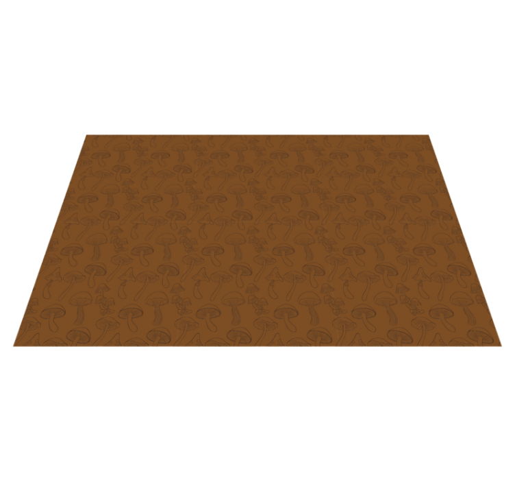 Vinyl Teppich Natur pilz-muster - TenStickers