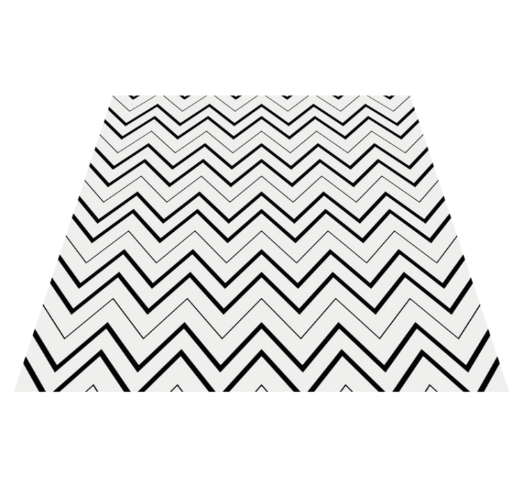 Vinyl teppich minimalistisch im chevron stil - TenStickers