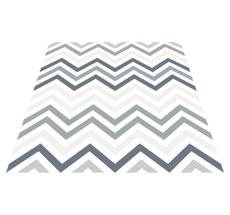 Vinyl Teppich geometrisch schickes chevron-motiv - TenStickers