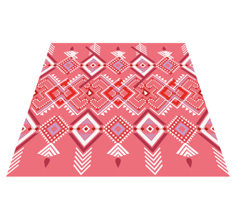 Vinyl Teppich ethnisch stammes-muster-mosaik - TenStickers