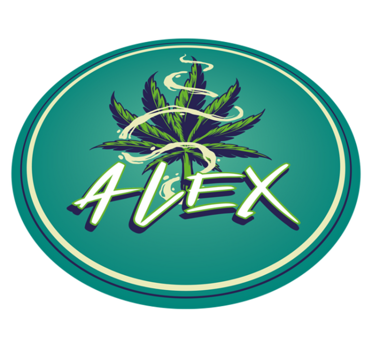 Vinyl Teppich Jugendzimmer namenskreis - TenStickers