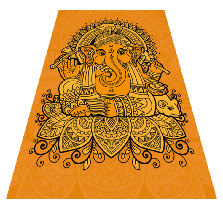 Vinyl Teppich ethnisch ganesh-illustration - TenStickers