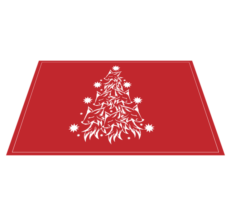 Vinyl Teppich Weihnachten wolfsbaum-design - TenStickers