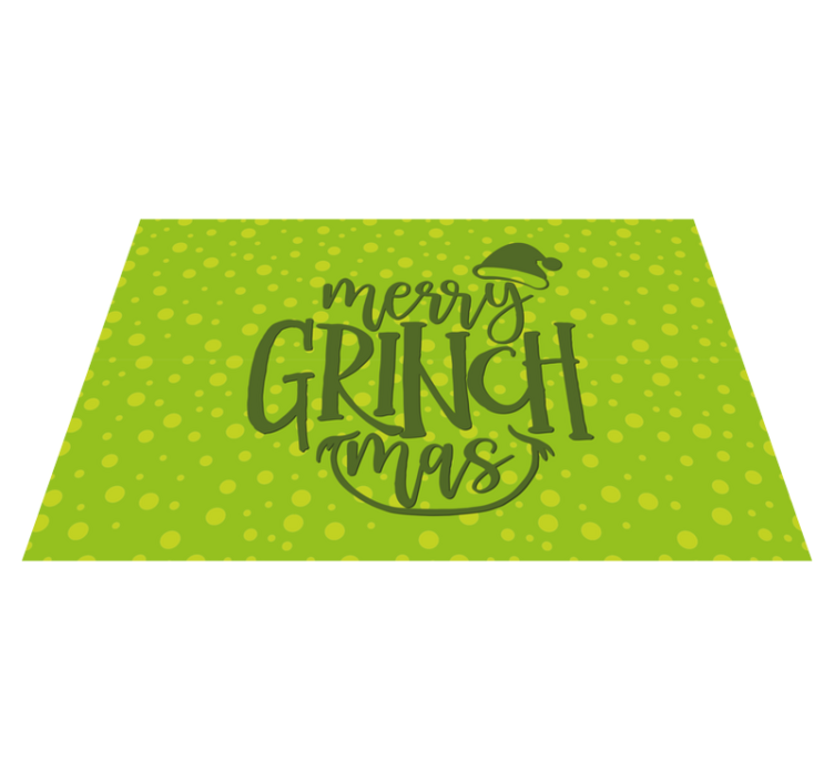 Vinylteppich Wohnzimmer Fröhliche grinchmas originelles Design - TenStickers