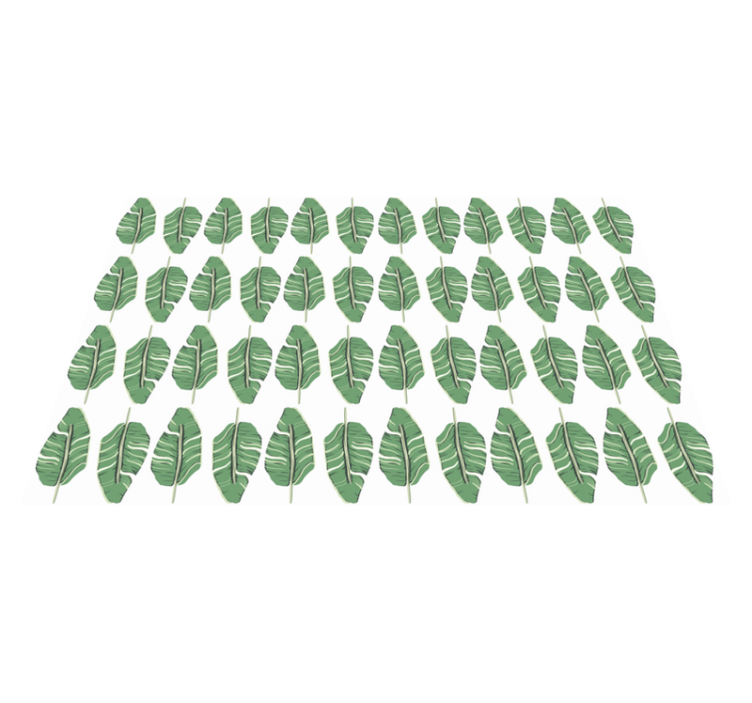 Vinyl Teppich Natur opulentes blättermotiv - TenStickers