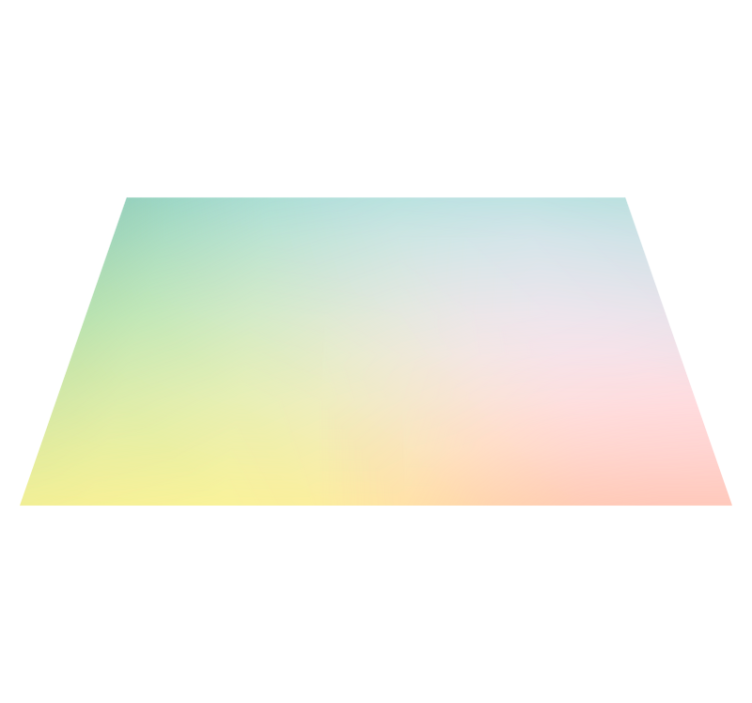 Vinyl Teppich Schlafzimmer sanfter farbverlauf - TenStickers