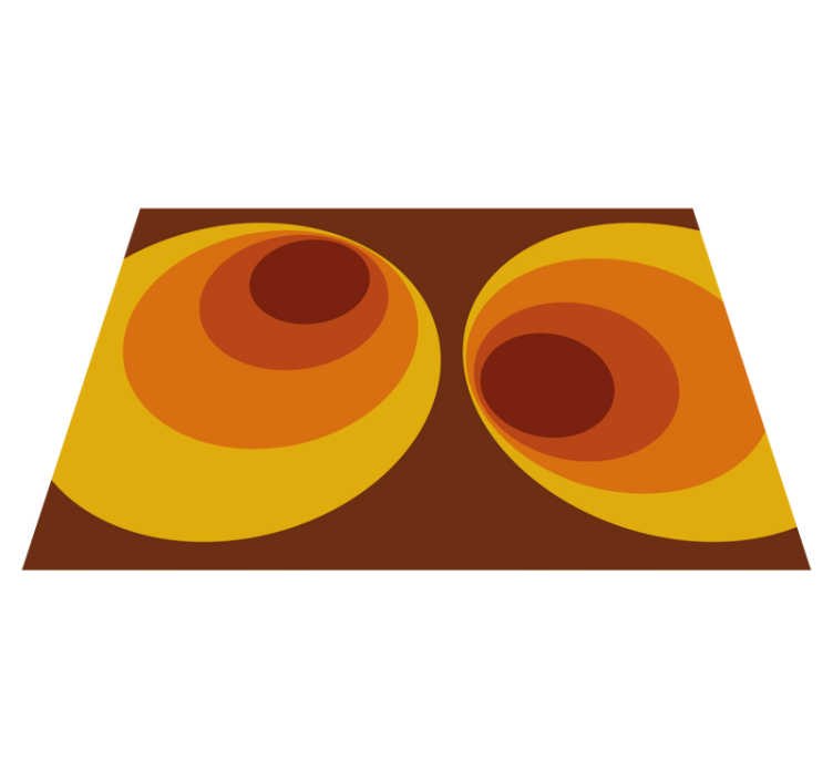 Vinyl Teppich geometrisch abstrakte geometrische wirbel - TenStickers