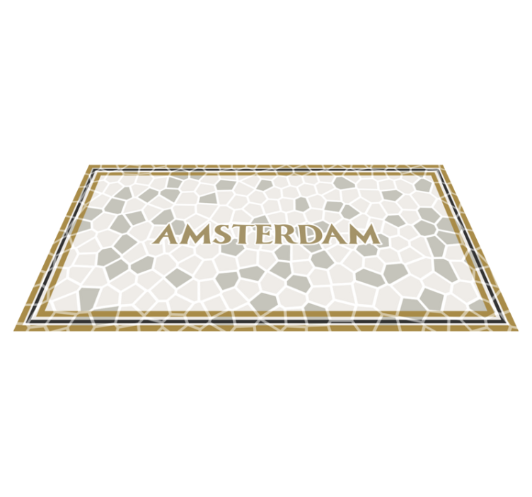 Vinyl Teppich Mosaik amsterdam mosaik - TenStickers