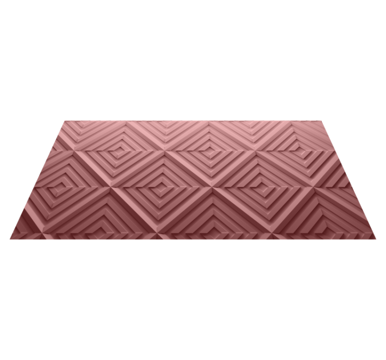 Vinyl Teppich geometrisch chevron-strukturierte oberfläche - TenStickers