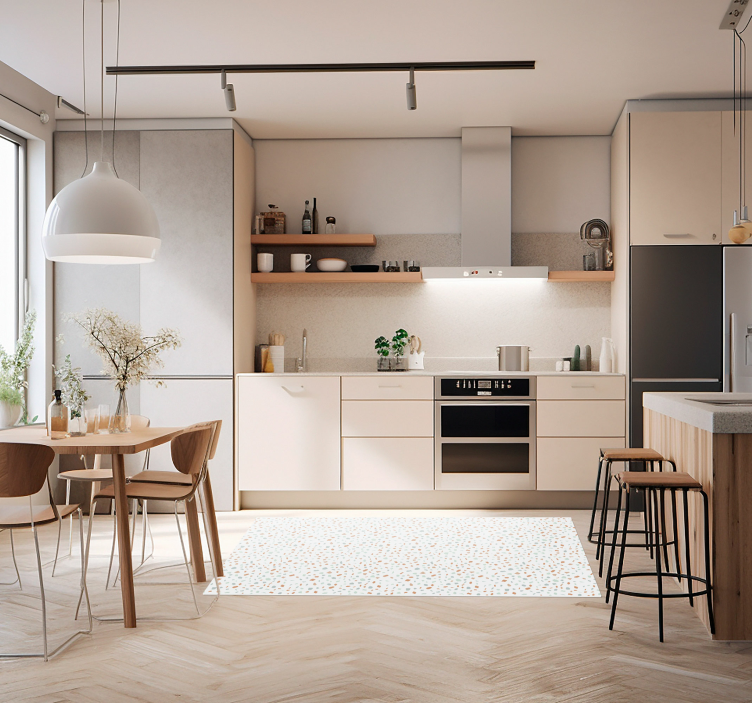 Vinyl Teppich Küche Terrazo-Süßigkeiten - TenStickers