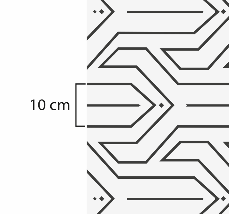 Vinylteppich geometrisch geometrisches Muster - TenStickers