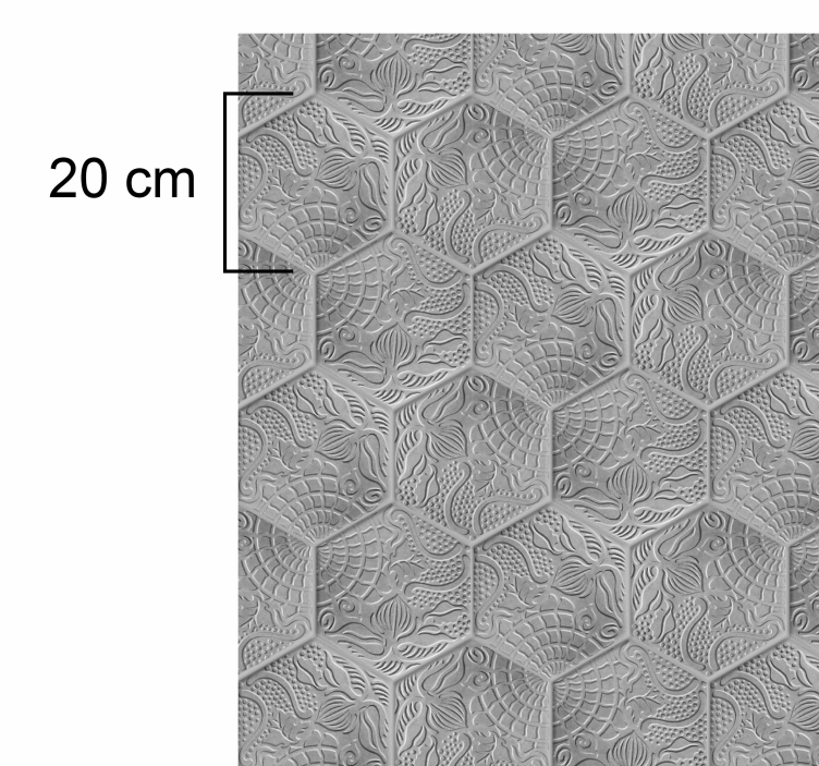 Vinylteppich Wohnzimmer gaudi-FliesenGaudi-Fliesen - TenStickers