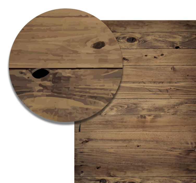 Vinyl Teppich Küche abgenutztes Holz - TenStickers