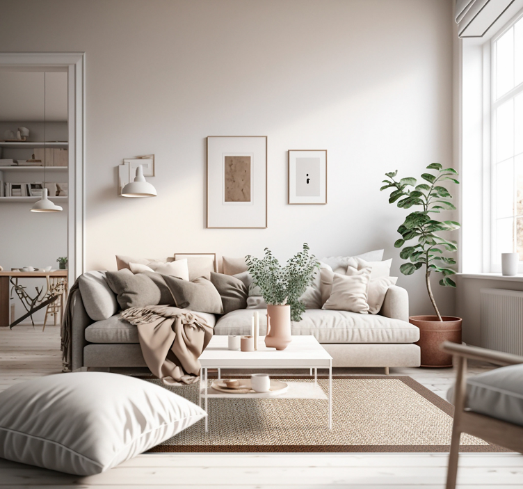 Imitation strukturierter vinylteppich effekt-Gewebe - TenStickers