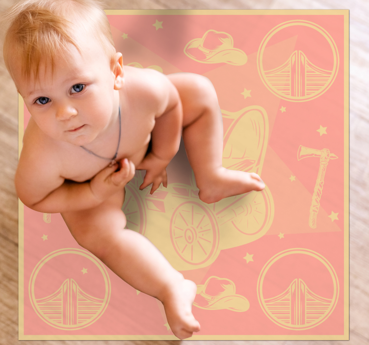 Vinyl Teppich Baby babyzimmer motive - TenStickers