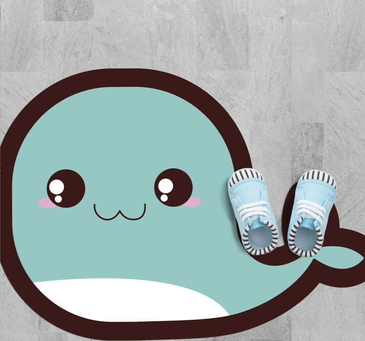 Vinyl Teppich Baby süße walillustration - TenStickers