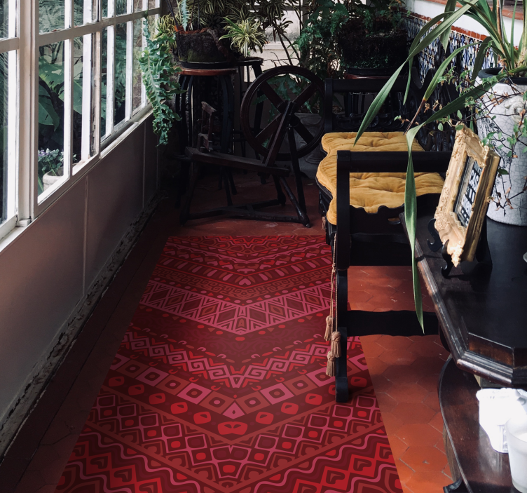 Vinyl Teppich ethnisch ethnisch gemusterter weg - TenStickers