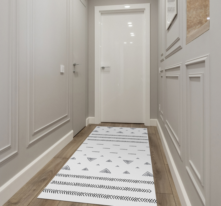 Vinyl Teppich ethnisch zeitgenössische geometrische muster - TenStickers