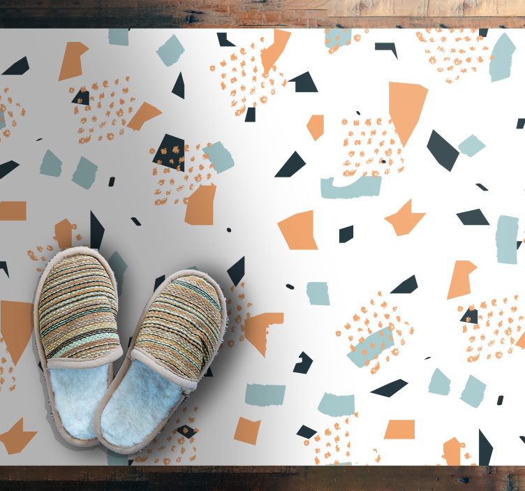 Vinyl Teppich geometrisch konzept abstrakter formen - TenStickers