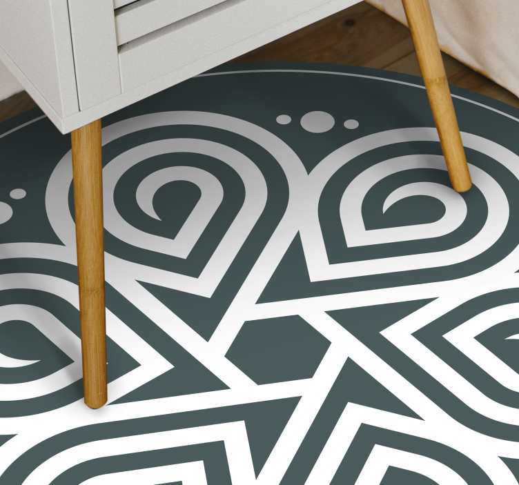 Vinyl Teppich Mandala keltisches mandala - TenStickers