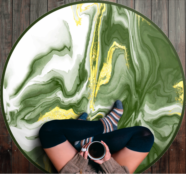 Vinyl Teppich Marmor marmorierte eleganz - TenStickers