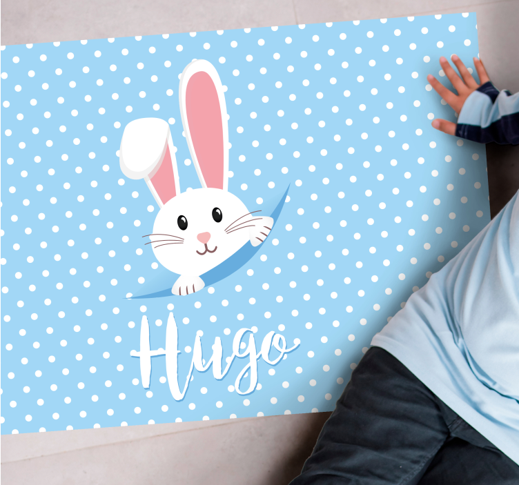 Vinylteppich kindlich kaninchen und maulwürfe - TenStickers