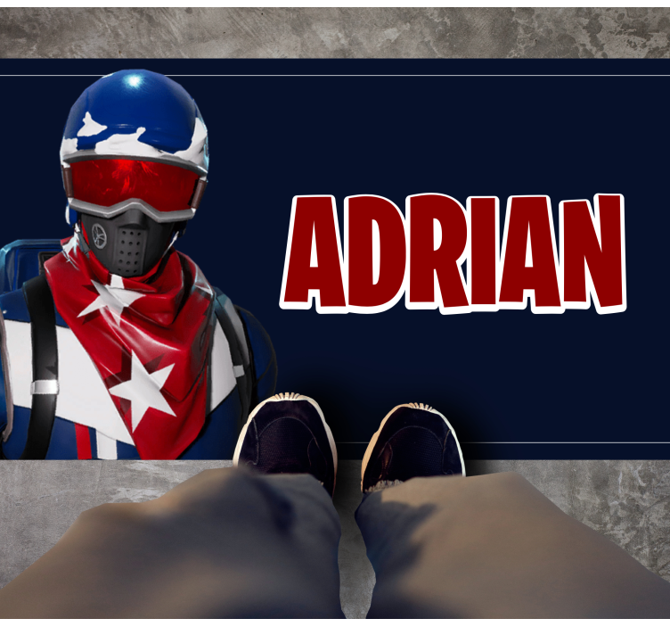 Vinylteppich kindlich individuelles heldendesign - TenStickers