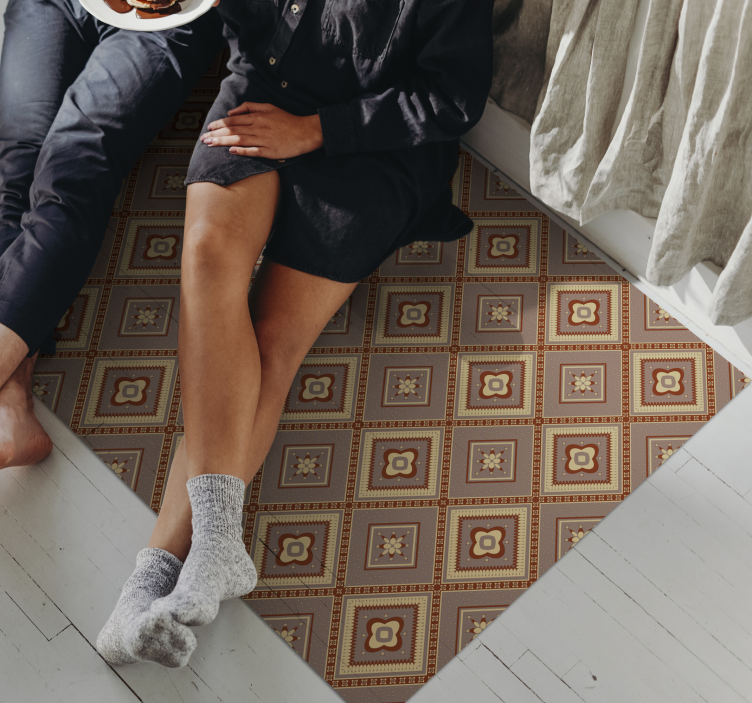 Vinyl Teppich Mosaik dekorative fliesenarrangements - TenStickers