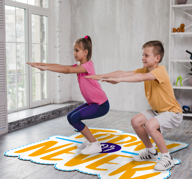 Vinyl Teppich Spiele heute oder nie - TenStickers