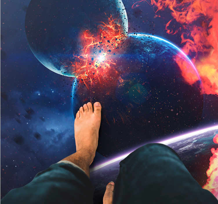 Vinyl Teppich Sterne kosmisches galaxie-abenteuer - TenStickers