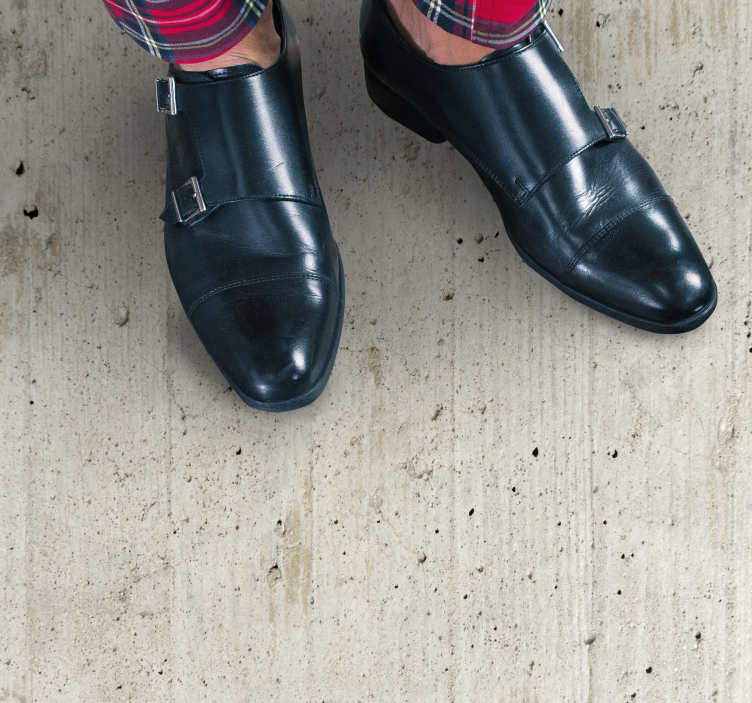 Vinyl Teppich Steinoptik betonstruktur - TenStickers