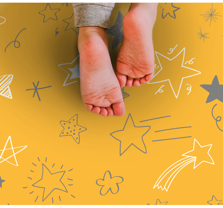 Vinyl teppich sterne nachthimmel muster - TenStickers