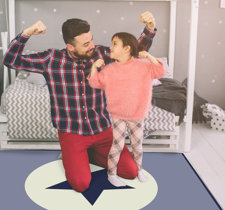 Vinyl Teppich Sterne stern-mittelstück - TenStickers