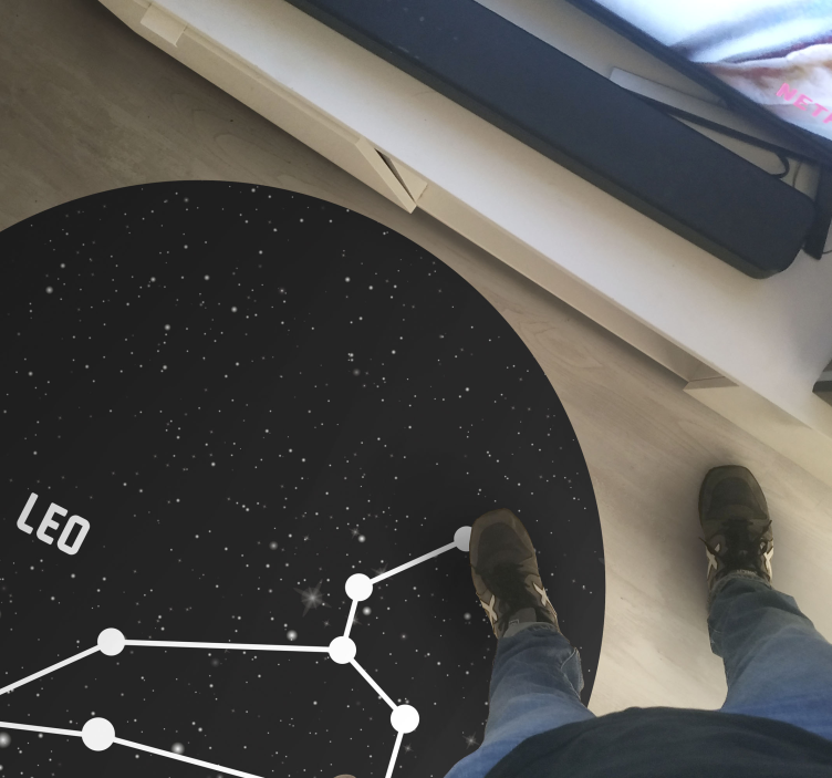 Vinyl Teppich Sterne sternbild astronomie - TenStickers