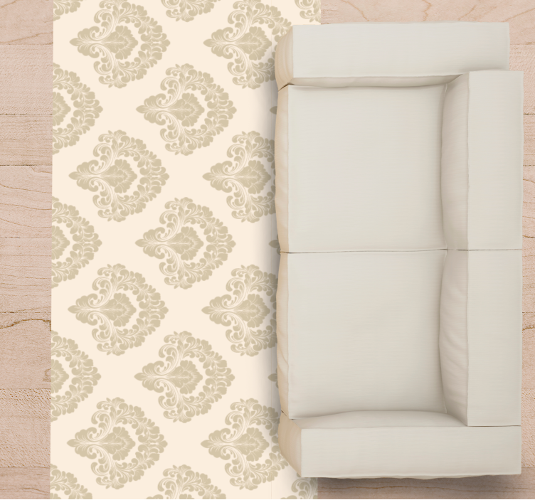 Vinyl Teppich modern klassisches verziertes muster - TenStickers