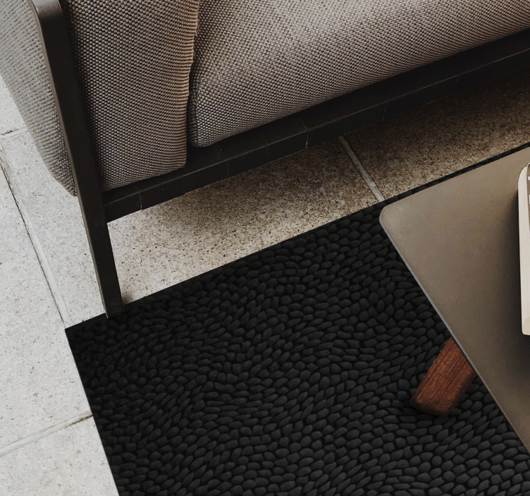 Vinyl Teppich Textur strukturiertes monochrom - TenStickers