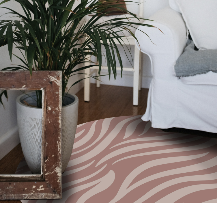 Vinyl Teppich Tiermuster elegante zebrastreifen - TenStickers