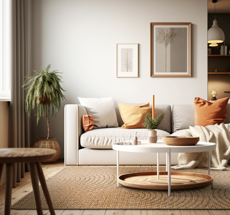 Vinylteppich geometrisch arcos-Effekt-Gewebe - TenStickers