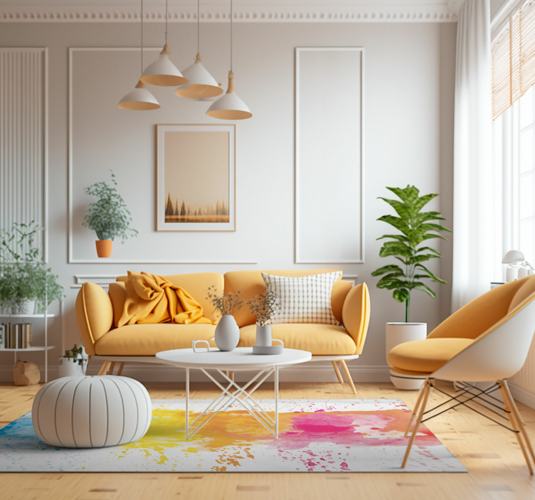 Vinylteppich kindlich bunte gesprenkelte Oberfläche - TenStickers