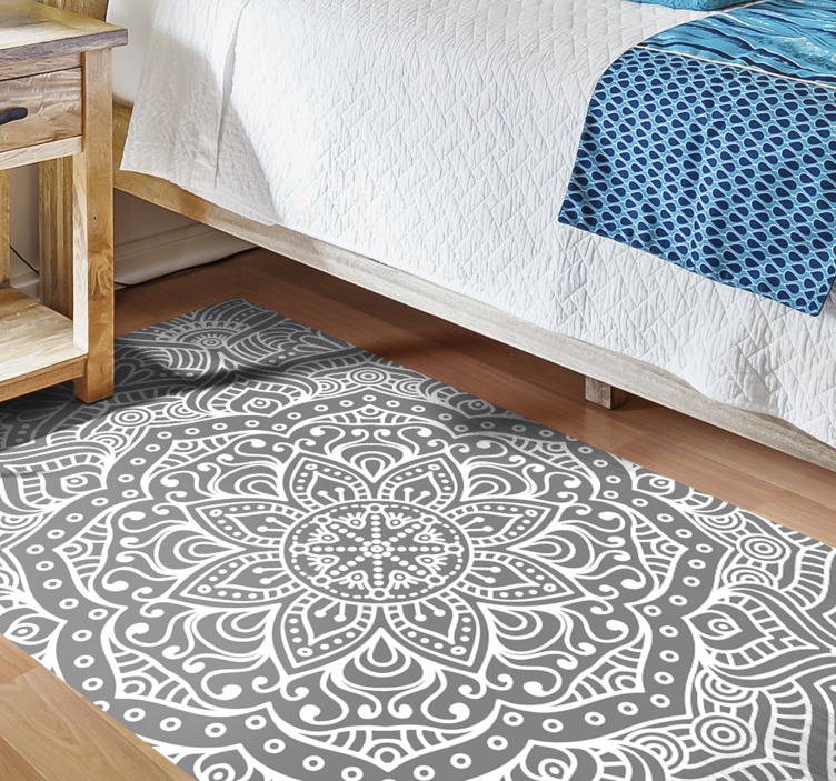 Vinylteppich Schlafzimmer Elegantes mandala - TenStickers
