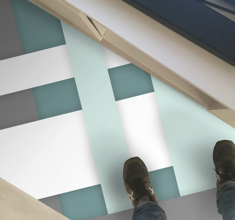 Vinylteppich Vintage Geometrische 3D figuren - TenStickers