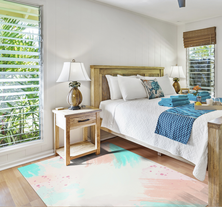 Vinylteppich modern Abstraktes buntes Design - TenStickers